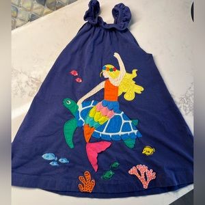 Mini Boden Starboard Mermaid Swing Dress